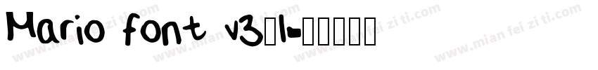 Mario font v3_1字体转换